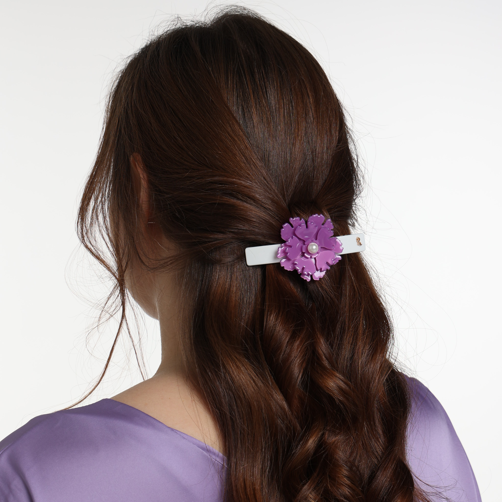 Pansy Flower Barrette