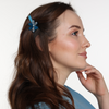 Blue Star Flower Hair Pin