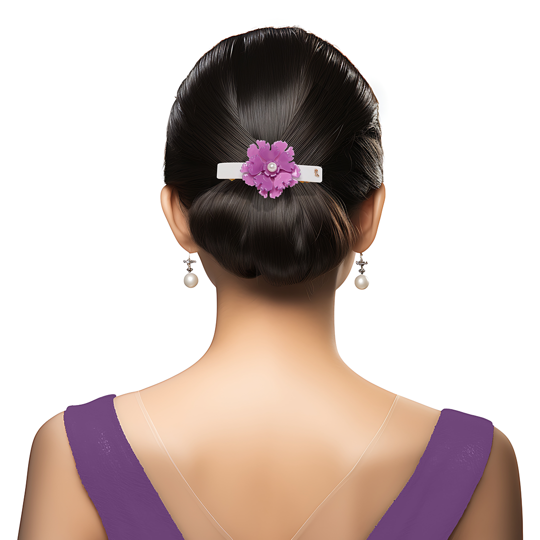 Pansy Flower Barrette