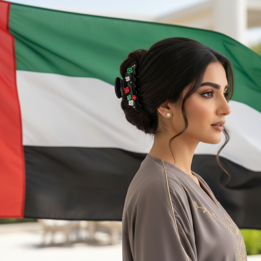 UAE Flowers Flag Claw