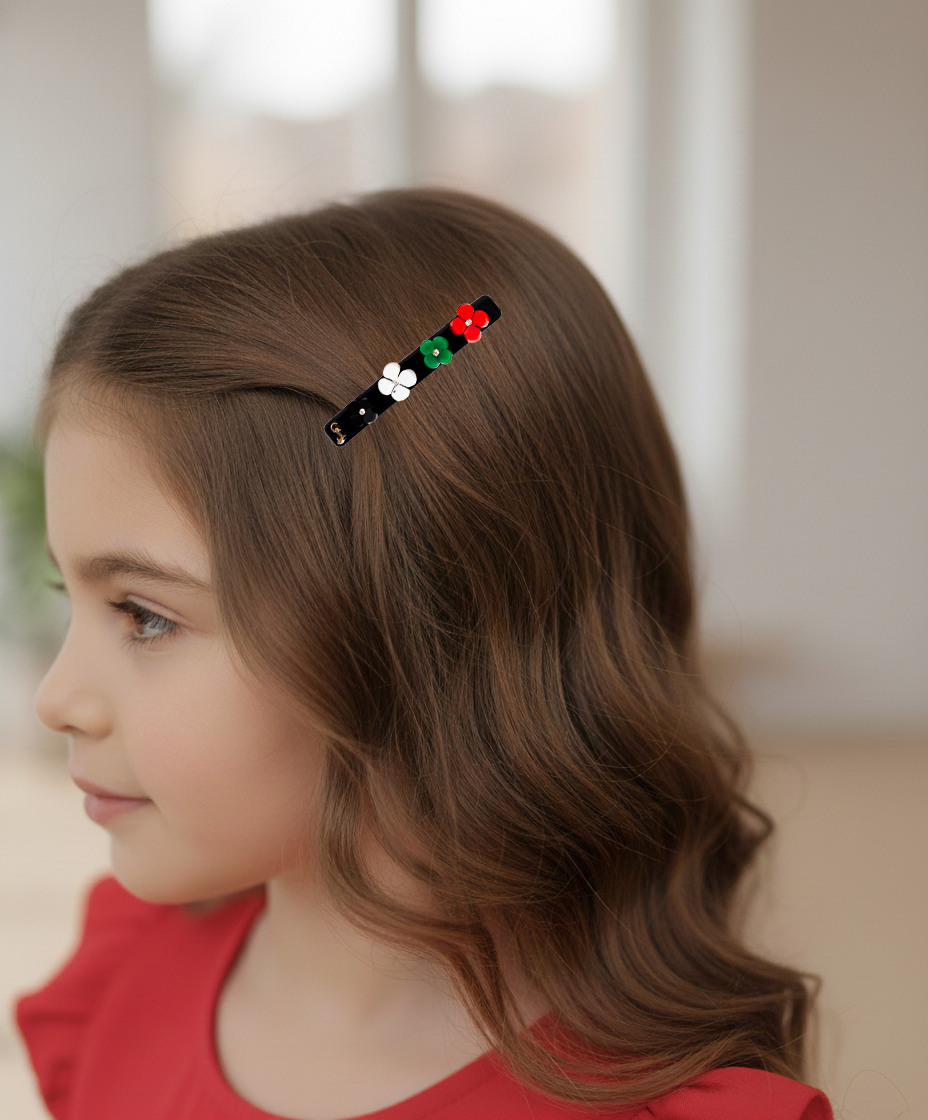 UAE Flower Flag Hair Pin