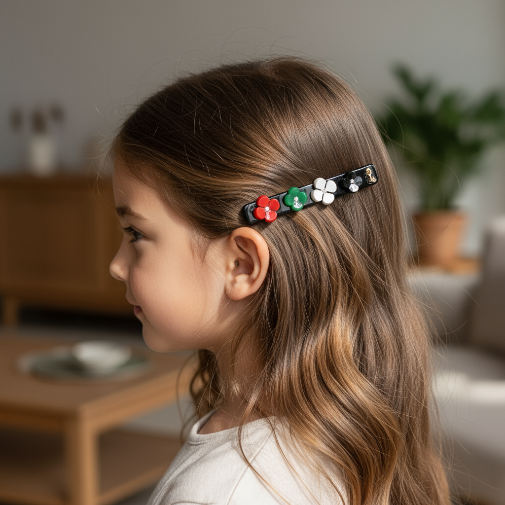 UAE Flower Flag Hair Pin